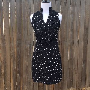 White House Black Market polka dot dress XS